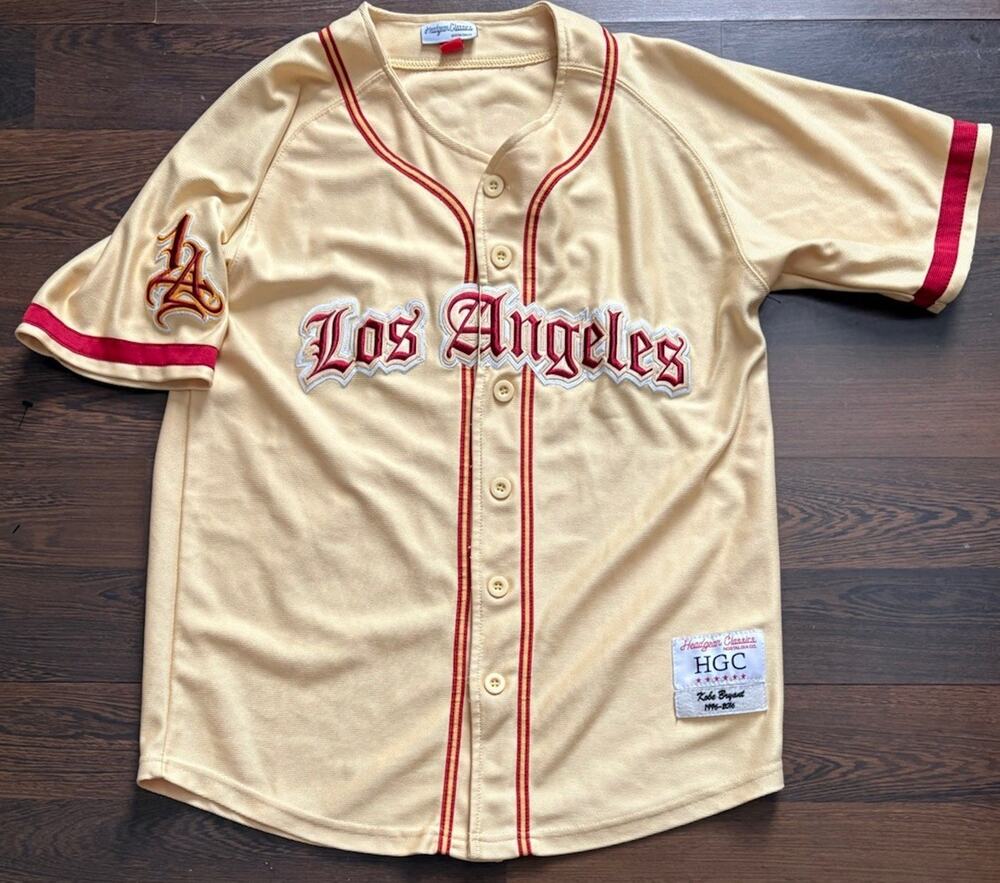 Kobe Bryant Headgear Classics Baseball Jersey Med